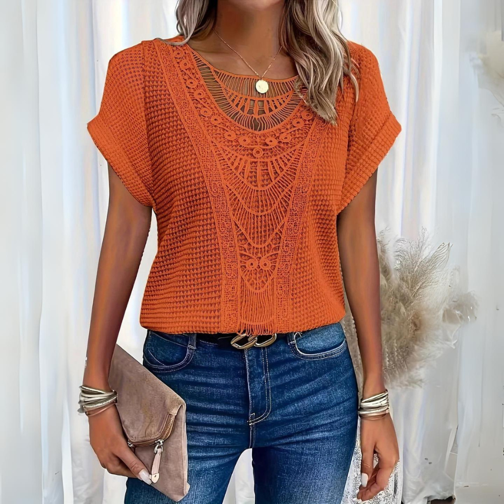 Sophie - Chique Kanten Top - 1+1 GRATIS