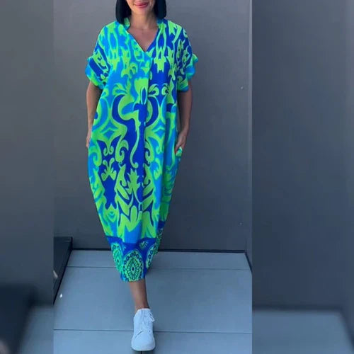 Elena™ – Elegante Bloemenjurk voor een Romantische en Verfijnde Look