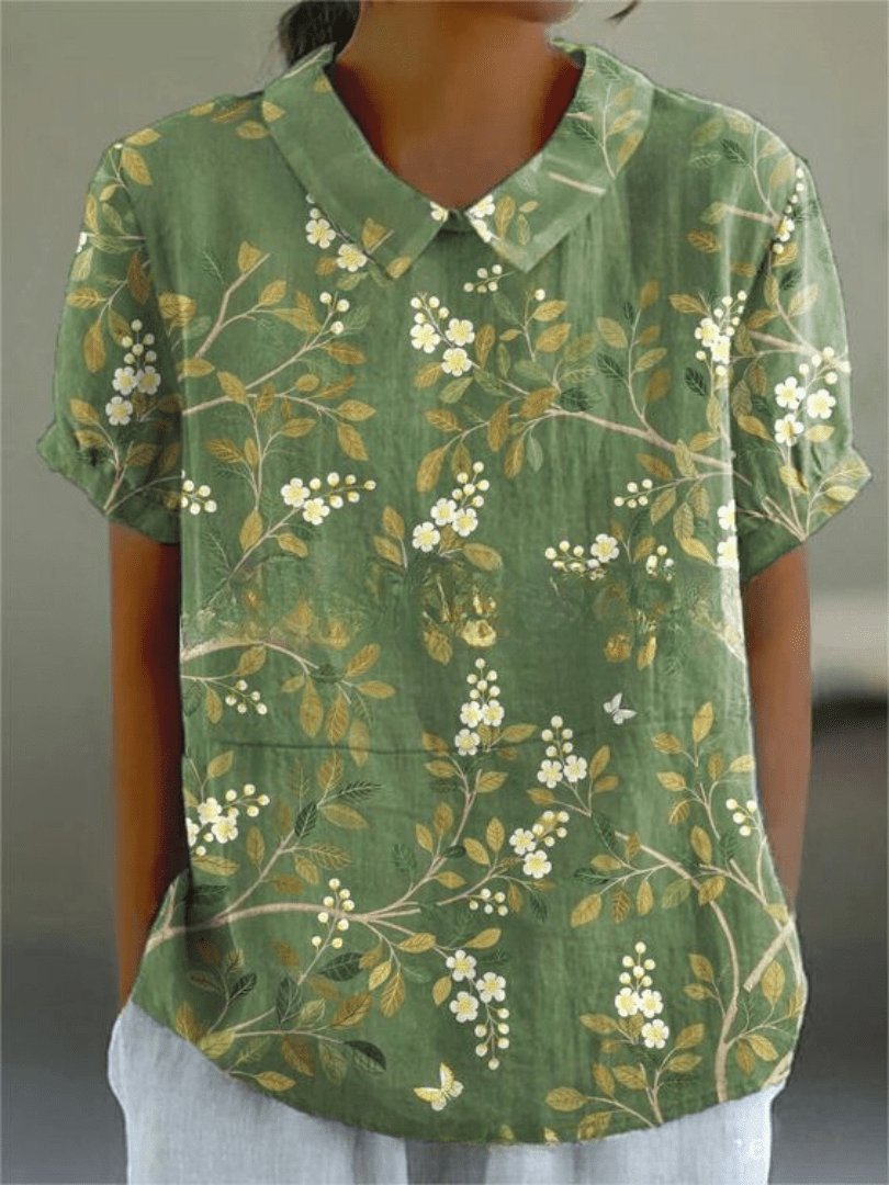 Inga™ | Blouse met Bloemenprint - 1+1 GRATIS