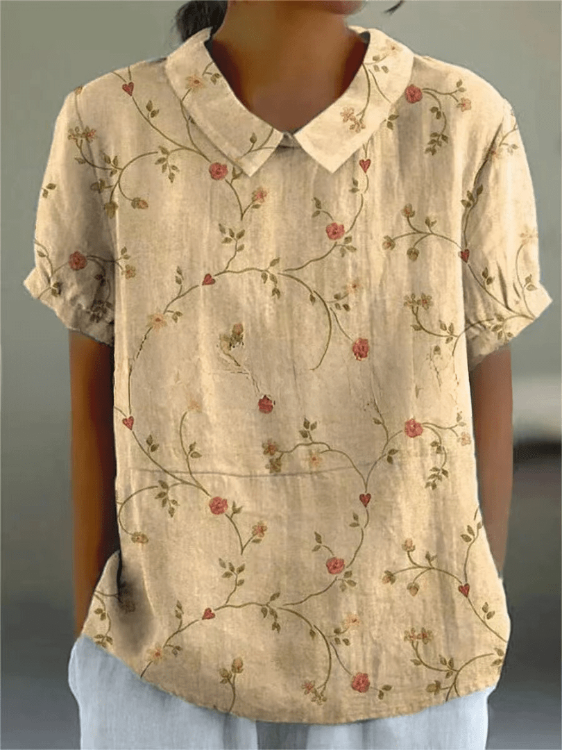 Inga™ | Blouse met Bloemenprint - 1+1 GRATIS