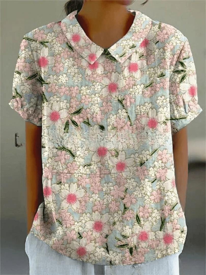 Inga™ | Blouse met Bloemenprint - 1+1 GRATIS