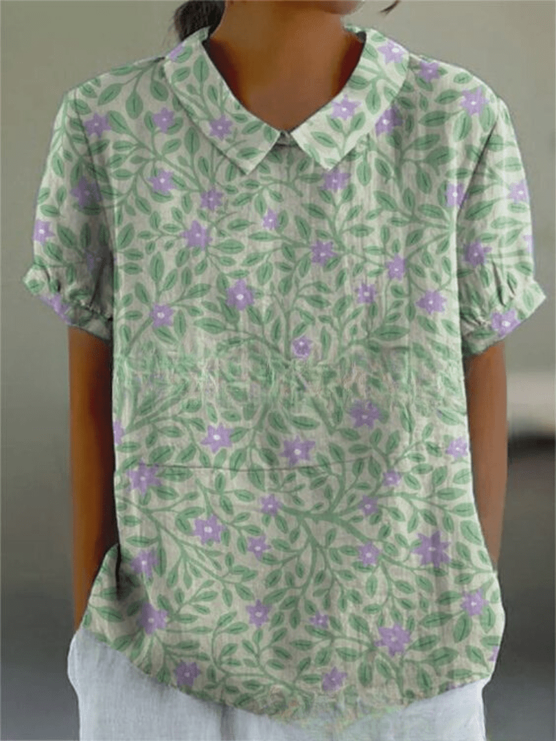 Inga™ | Blouse met Bloemenprint - 1+1 GRATIS