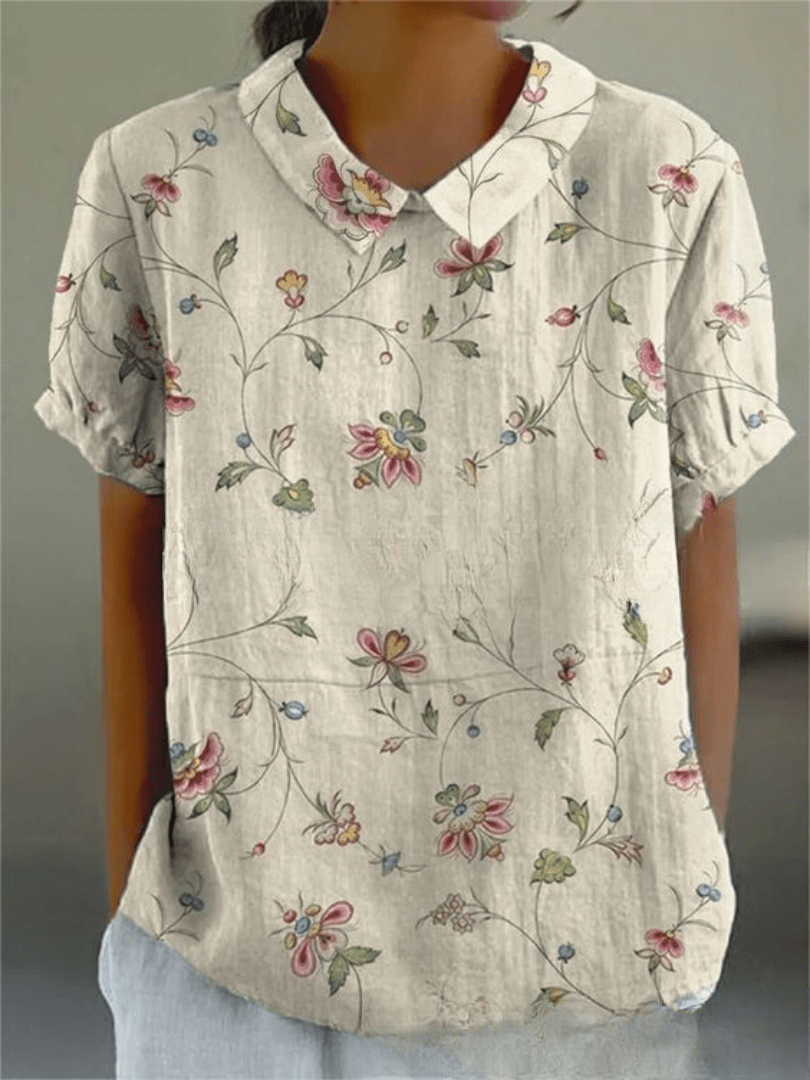 Inga™ | Blouse met Bloemenprint - 1+1 GRATIS